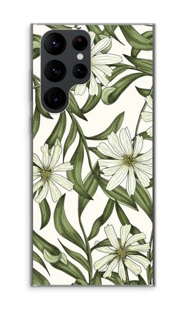 White flower pattern