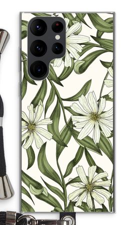 White flower pattern