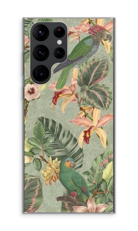 Tropical jungle parrot