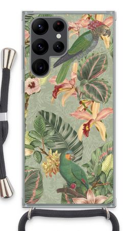 Tropical jungle parrot