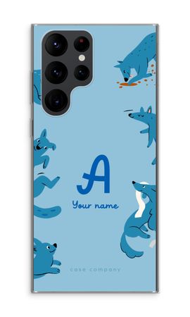 Playful Dogs Monogram