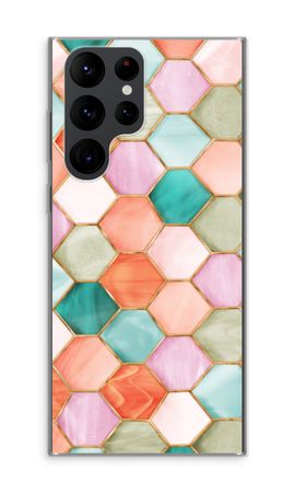 Hexagons in stained glass