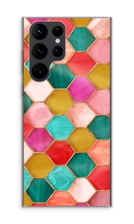 Hexagons in stained glass