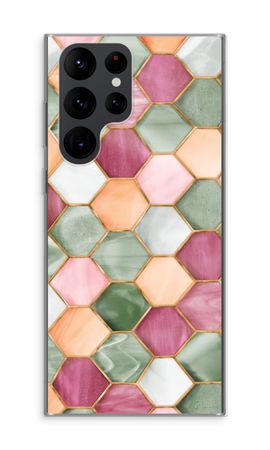 Hexagons in stained glass