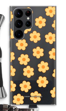 Fleur de smiley jaune