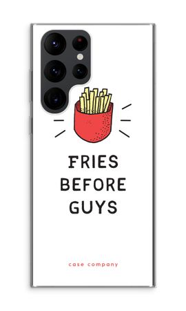 Fries before guys