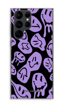 Melting Smiley - Purple