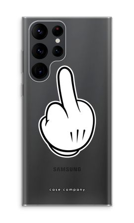 Middle finger white