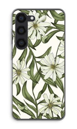 White flower pattern