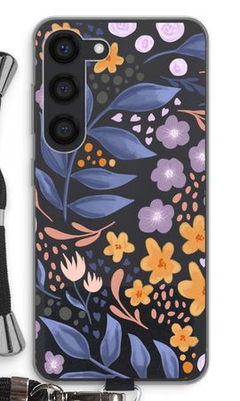 Flowers with blue leaves