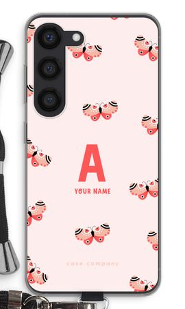 Rosy Butterflies Monogram