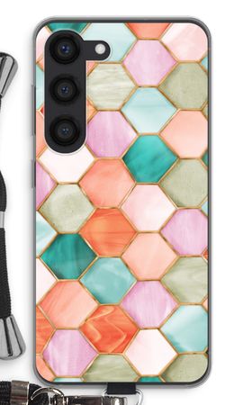 Hexagons in stained glass