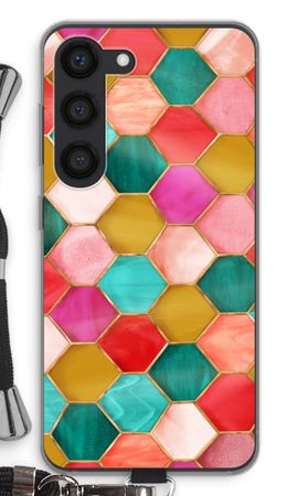 Hexagons in stained glass