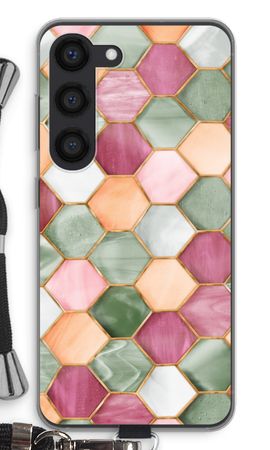 Hexagons in stained glass