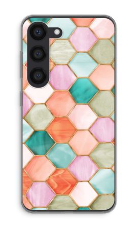 Hexagons in stained glass