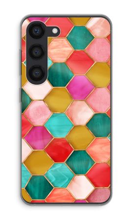 Hexagons in stained glass