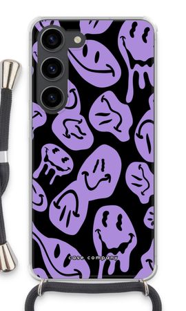 Smeltende Smiley - Paars