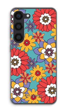 Retro Flowers - Blue