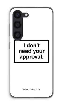 Don't need approval