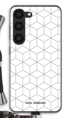 Cubes black and white