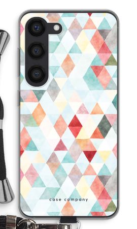 Coloured triangles pastel