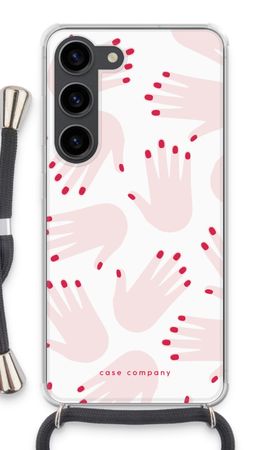 Hands pink