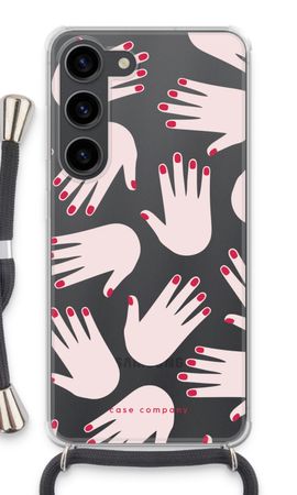 Hands pink
