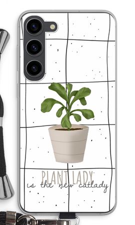 Houseplant on windowpane