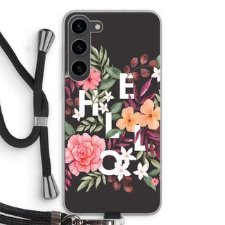 Hello in flowers