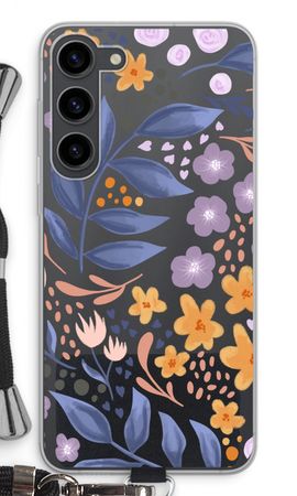 Flowers with blue leaves