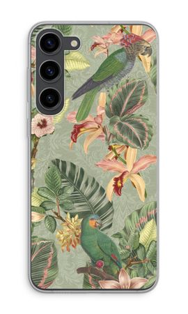 Tropical jungle parrot