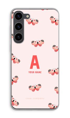 Rosy Butterflies Monogram