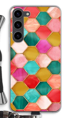 Hexagons in stained glass