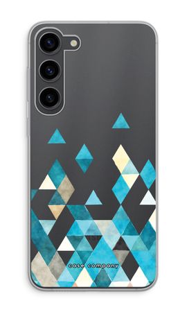 Coloured triangles blue