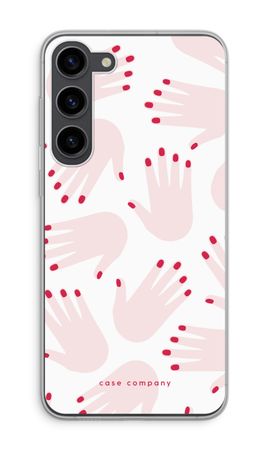 Hands pink