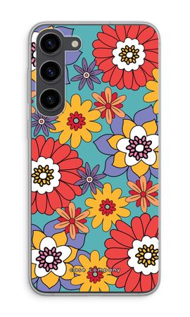 Retro Flowers - Blue
