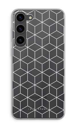 Cubes black and white