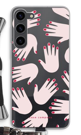 Hands pink