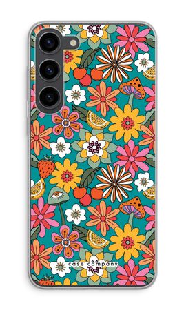 Retro Flowers N°2 - Blue