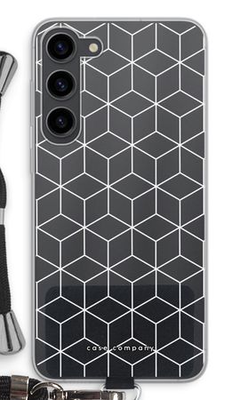 Cubes black and white