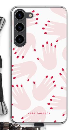 Hands pink