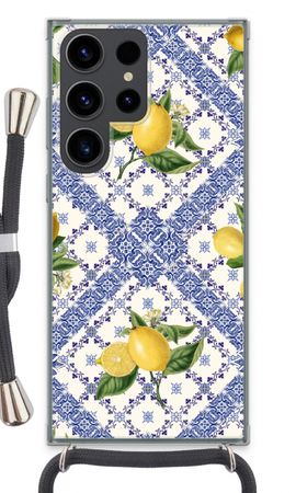 Blue tiles and lemons