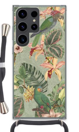 Tropical jungle parrot