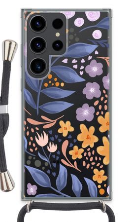 Flowers with blue leaves