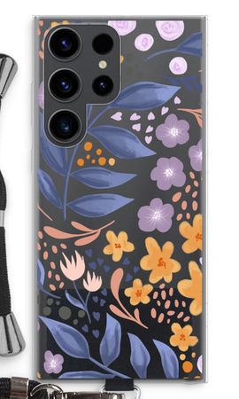 Flowers with blue leaves