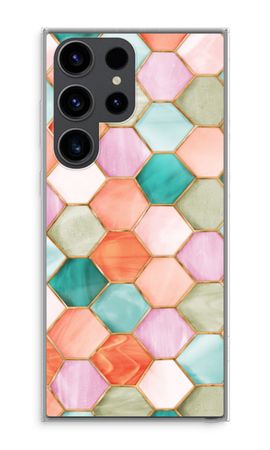 Hexagons in stained glass