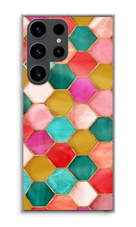 Hexagons in stained glass