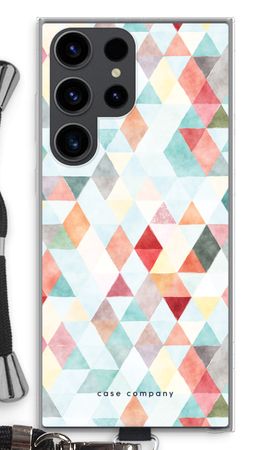 Coloured triangles pastel