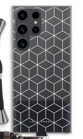 Cubes black and white