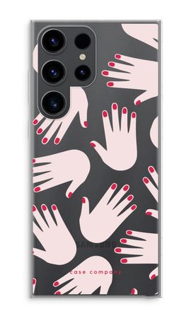 Hands pink